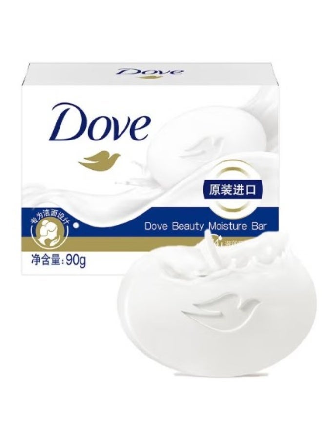 Dove Beauty Moisture Soap Bar – 90g (Facial Cleansing & Bath Moisturizing Soap for All Skin Types) - Image 1